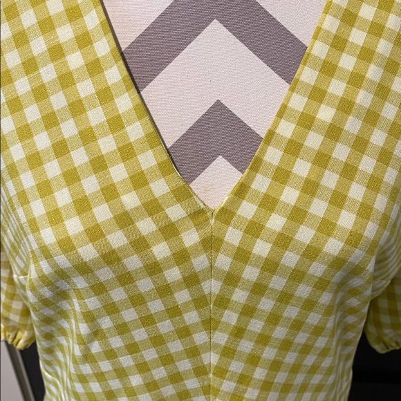 Ann Taylor Citron Gingham Preppy Midi Dress Size 10 NWOT - Picture 4 of 10